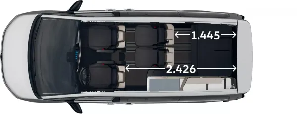 Tagesgrundriss VW California Ocean TSI
