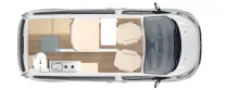 Grundriss Tag Bürstner Copa C 530 -Dieselheizung-Markise-