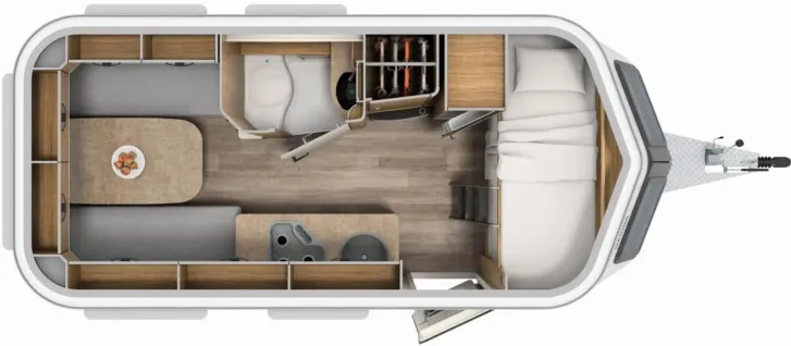 Grundriss Tag Hymer Eriba Eriba Touring 560 Nugget Gold|Tageszul.|Komfort
