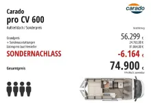 Fahrzeugbild Carado pro CV 600 Aufstelldach / Oktober 25 Verfügbar #3