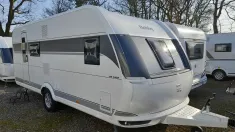 Bild 3 Hobby De Luxe 560 KMFe 2000kg; Vorzeltaußensteckdose