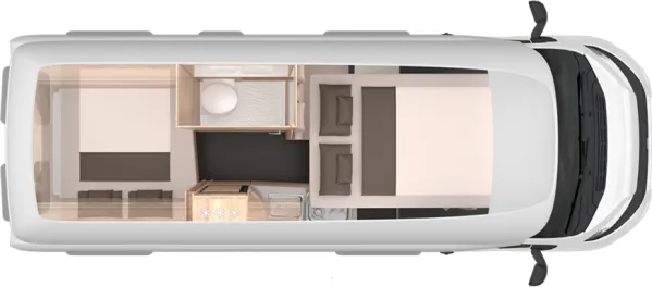 Nachtgrundriss Knaus BoxLife Pro 600 STREET XL Nachtgrundriss Knaus BoxLife Pro 600 STREET XL