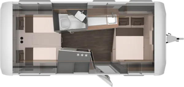 Nachtgrundriss Knaus Azur 540 UE Nachtgrundriss Knaus Azur 540 UE