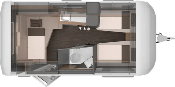 Nachtgrundriss Knaus Azur 460 EU