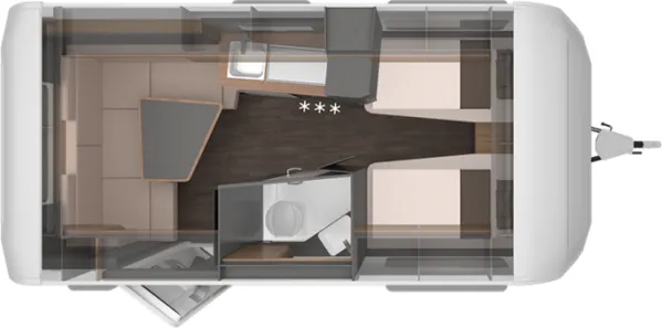 Tagesgrundriss Knaus Azur 460 EU