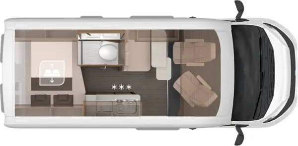 Tagesgrundriss Knaus BoxLife 540 MQ Platinum Selection Tagesgrundriss Knaus BoxLife 540 MQ Platinum Selection
