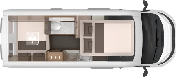 Nachtgrundriss Knaus BoxLife 600 DQ Platinum Selection Nachtgrundriss Knaus BoxLife 600 DQ Platinum Selection