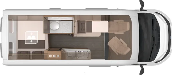 Nachtgrundriss Knaus BoxLife 600 MQ Platinum Selection Nachtgrundriss Knaus BoxLife 600 MQ Platinum Selection
