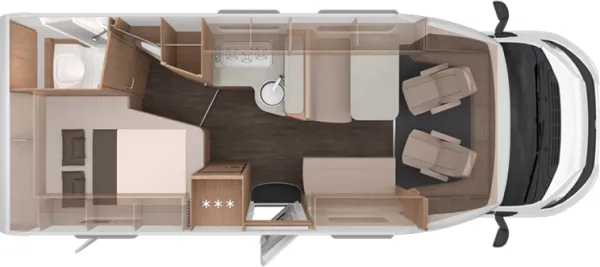 Tagesgrundriss Knaus L!VE TI 650 MF Tagesgrundriss Knaus L!VE TI 650 MF