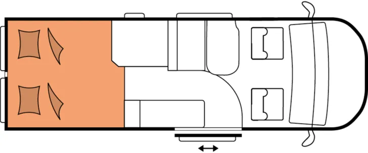 Grundriss Nacht Hobby ONTOUR Van 640 ET First Edition Automatikgetriebe , Top Preis