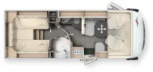 Grundriss Tag Malibu I 460 KB-LE comfort 4.2t 180PS | Automatik, S587 - 2237