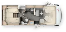 Grundriss Tag Malibu I 490 RB-LE comfort 4.2t