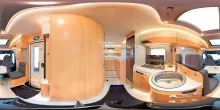360° Innenansicht Hymer B-Klasse MC T BlackLine 600 Premium, Arktis, Autark