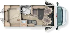 Grundriss Tag Malibu Van comfort 600 DB Navi-Bullaugen