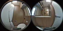 360° Innenansicht Carado pro CV 640 Automatik|Markise|Combi 6E|Alu-Räder