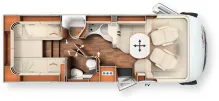 Grundriss Tag Carthago chic c-line I 4.9 LE MB*4,5to.*170PS