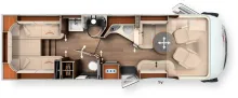 Grundriss Tag Carthago chic e-line I 61 XL LE MB*170PS*5,5to.