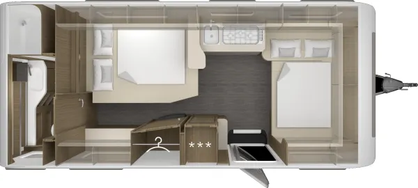 Nachtgrundriss Tabbert Cazadora 560 HTD 2,5