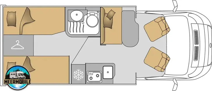 Grundriss Tag Mooveo TEI 65EB 140 PS Schalter, 3,5 t