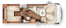 Grundriss Tag Carthago chic c-line I 4.9 LE *junger Gebrauchtwagen*
