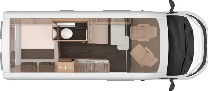 Grundriss Tag Knaus BoxLife PRO 600 STREET SIE SPAREN 23.393,-