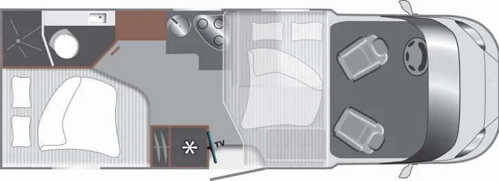 Grundriss Tag LMC Tourer Lift H 630 Preisvorteil 10.729,00 uro!
