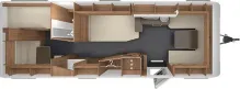 Grundriss Tag Tabbert Da Vinci 700 KD 2.5 Pantiga Cazadora Puccini