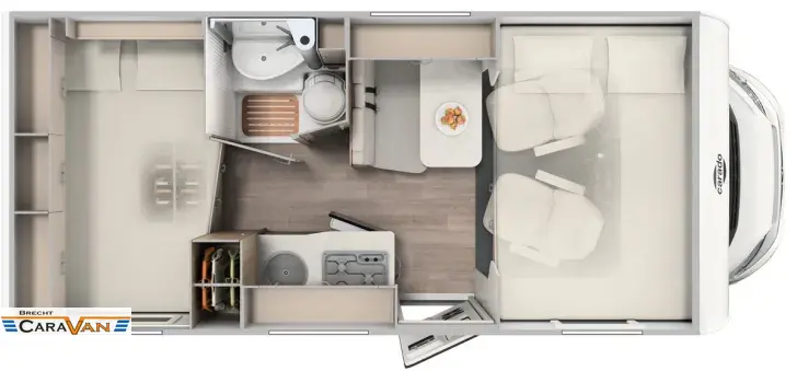 Grundriss Tag Carado A 132 PRO Highlight 8108 Euro gespart