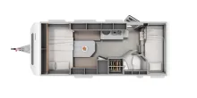 Grundriss Tag Hymer Eriba Novaline 515 Auflastung auf 1.800 kg