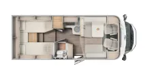 Fahrzeugbild Carado T448 pro+ *Hubbett*Combi-6E*TV-Paket* #2