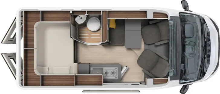 Grundriss Tag Laika Ecovip 540 GÜMA Springdeal bis 31.05.2026