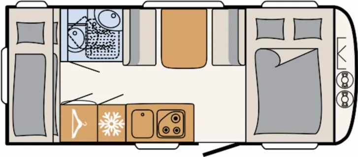 Grundriss Tag Dethleffs c-go 495 QSK