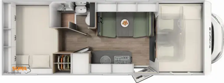 Grundriss Tag Sunlight A 70 Citroen