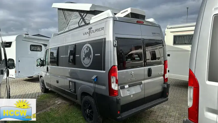 Schräg Hinten VanTourer 600 D Aufstelldach, Klima u. Li-Batt