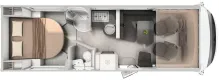 Grundriss Tag Hymer B-Klasse ML I 790 BlackLine Highlight 19.906 Euro Sparen