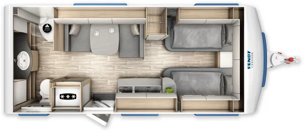 Tagesgrundriss Fendt Bianco Activ 515 SGD