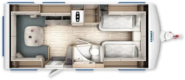 Tagesgrundriss Fendt Tendenza 515 SG