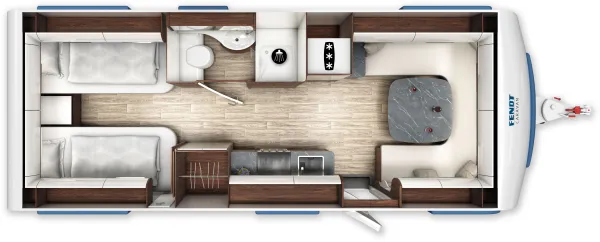 Tagesgrundriss Fendt Diamant 650 GD