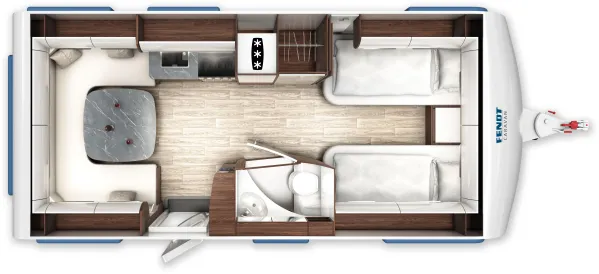 Tagesgrundriss Fendt Diamant 560 SGW Tagesgrundriss Fendt Diamant 560 SGW