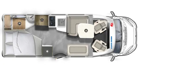 Tagesgrundriss Eura Mobil Profila RS 675 SB Tagesgrundriss Eura Mobil Profila RS 675 SB