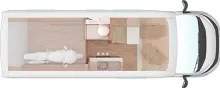 Grundriss Tag Weinsberg CaraTour 630 MEG Styling-Paket - Black