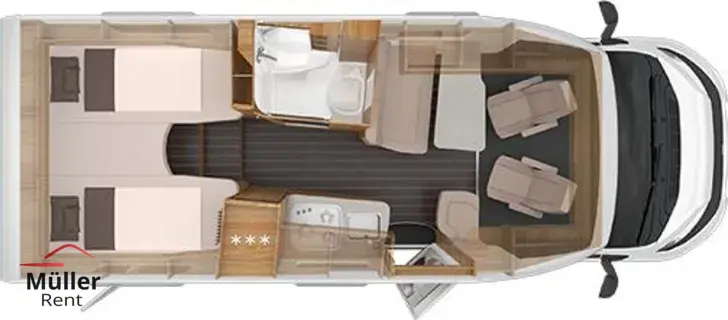Grundriss Tag Knaus Sky Ti PLATINUM SELECTION 650 MEG