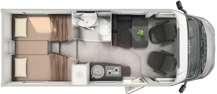 Grundriss Tag Hymer Exsis-t 474 Xperience Edition