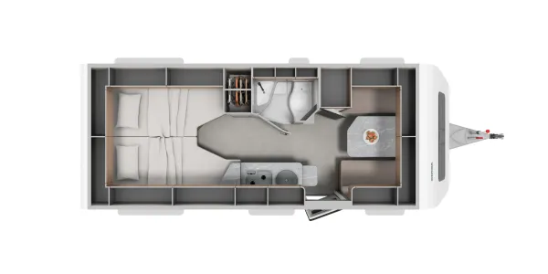 Tagesgrundriss Hymer Eriba Feeling 442