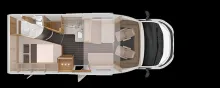 Grundriss Tag Knaus Sky Wave 60 YEARS 650 MF hochwertige Ausstattung