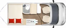 Grundriss Tag Bürstner Eliseo C 540 Navi | Kamera | Markise | Flex