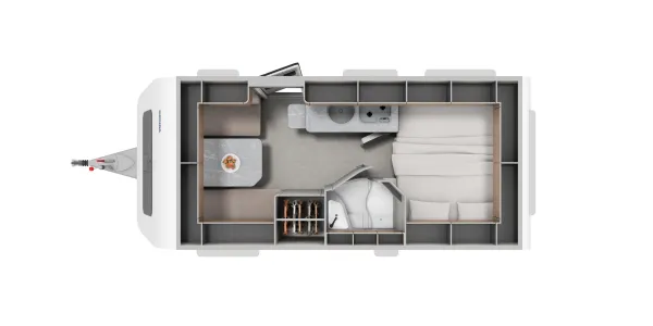 Tagesgrundriss Hymer Eriba Feeling 425