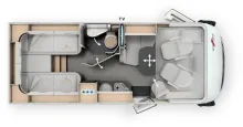 Grundriss Tag Malibu I 441 KB-LE lightweight 3.5t 170 PS Automatik - 2363