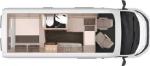 Grundriss Nacht Knaus BoxLife 600 MQ Platinum Selection