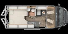 Grundriss Tag Sunlight Camper Van CLIFF 602 Adventure Edition Digital Paket